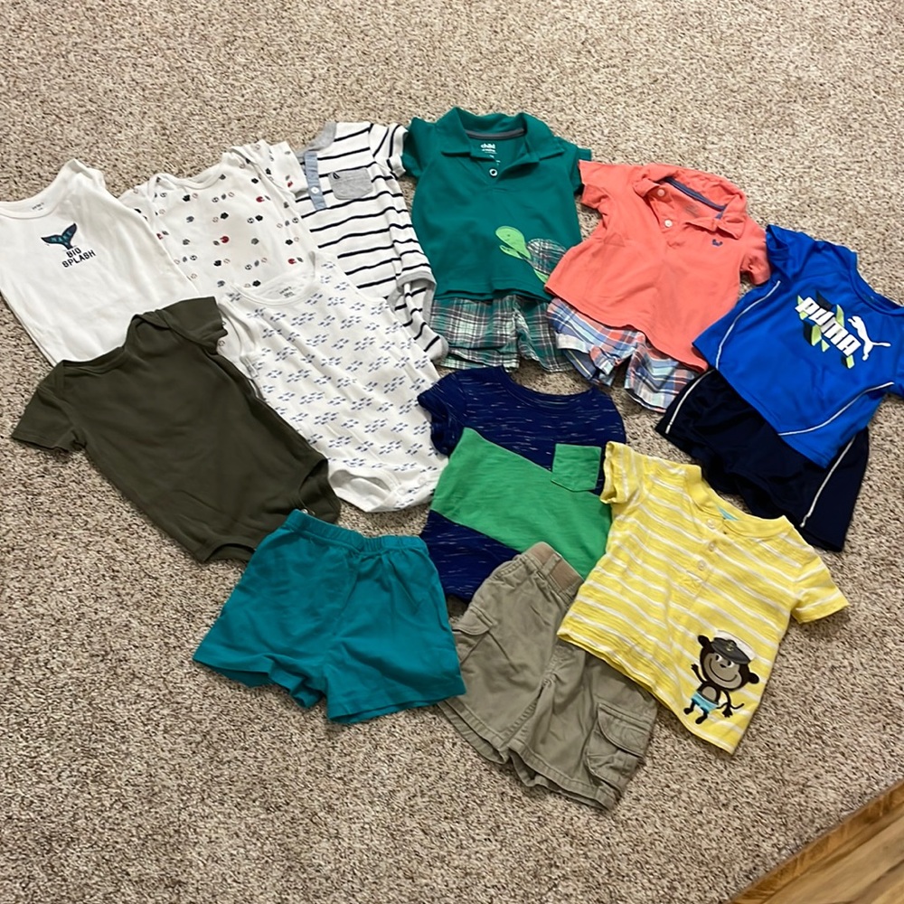 Baby boy 18 months summer clothes
